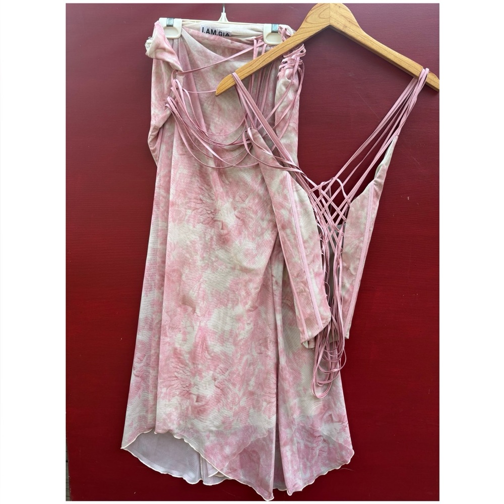 I Am Gia Y2K Matching Midi Skirt + Corset Set